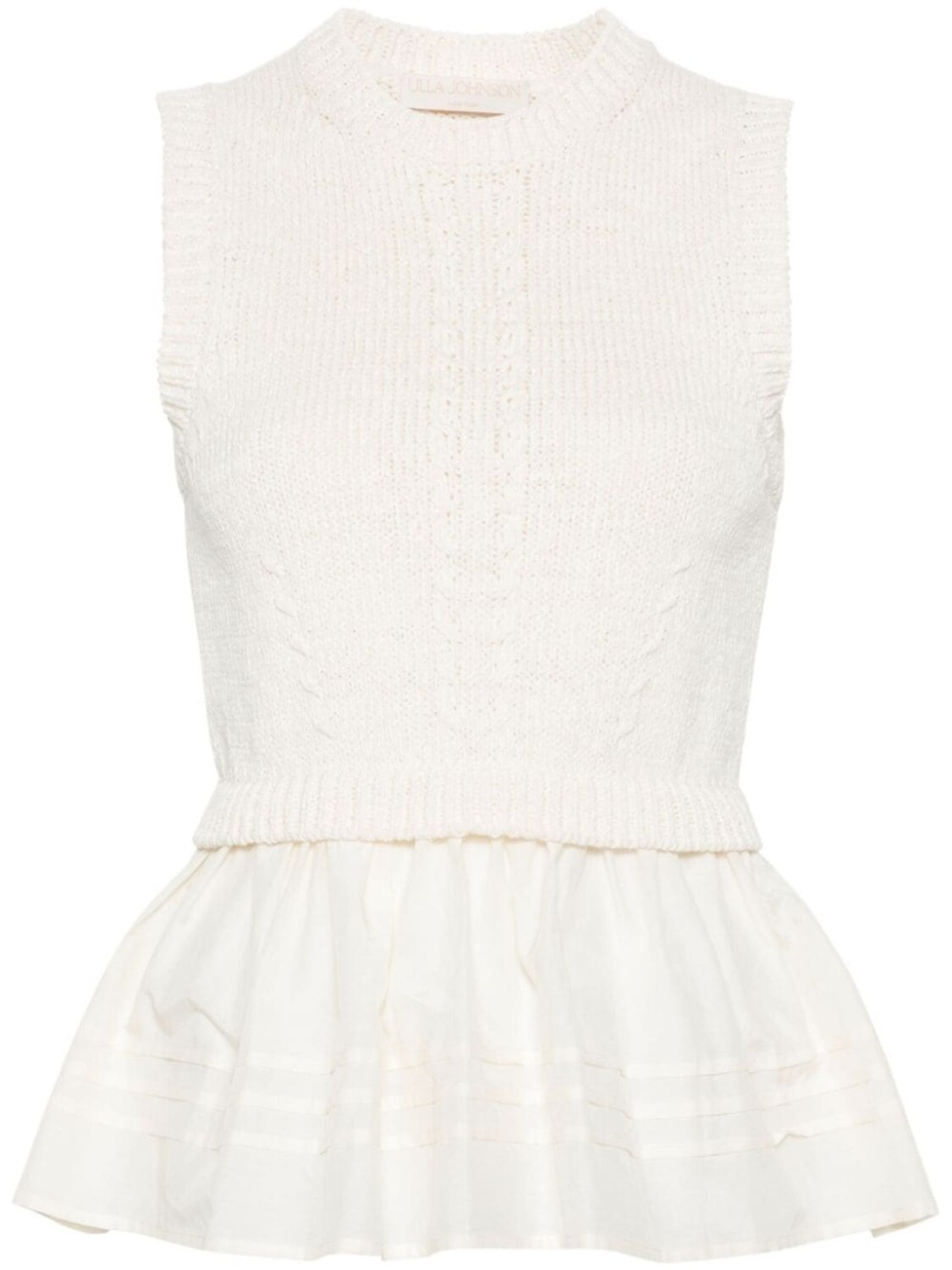

Ulla Johnson трикотажный топ Edda, белый