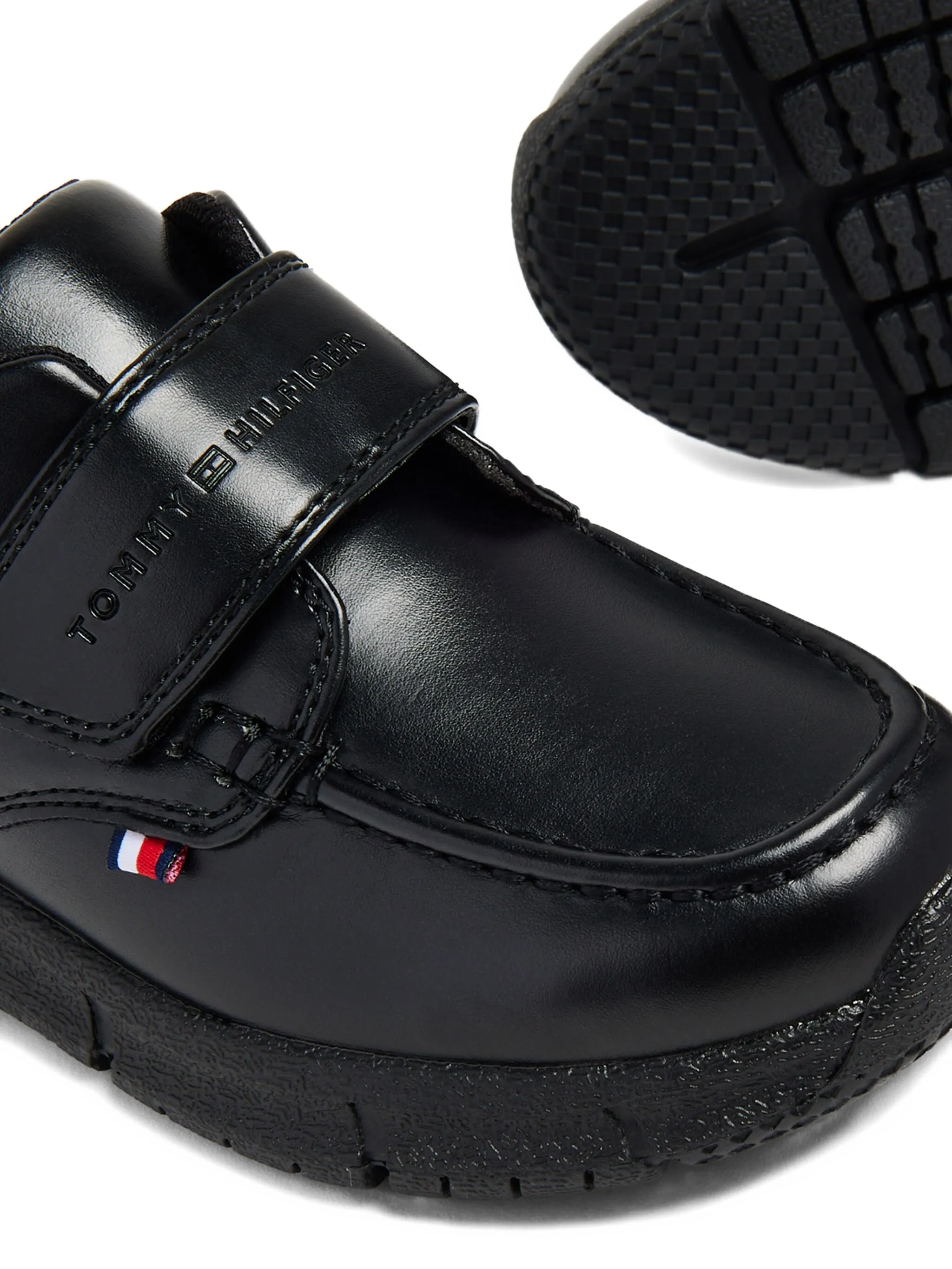 Кроссовки на липучках Tommy Hilfiger Junior, черный — фото 4