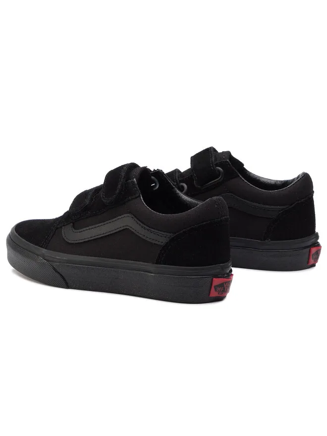 Vans Кроссовки Old Skool V VN000VHEENR1 из черной ткани — фото 3