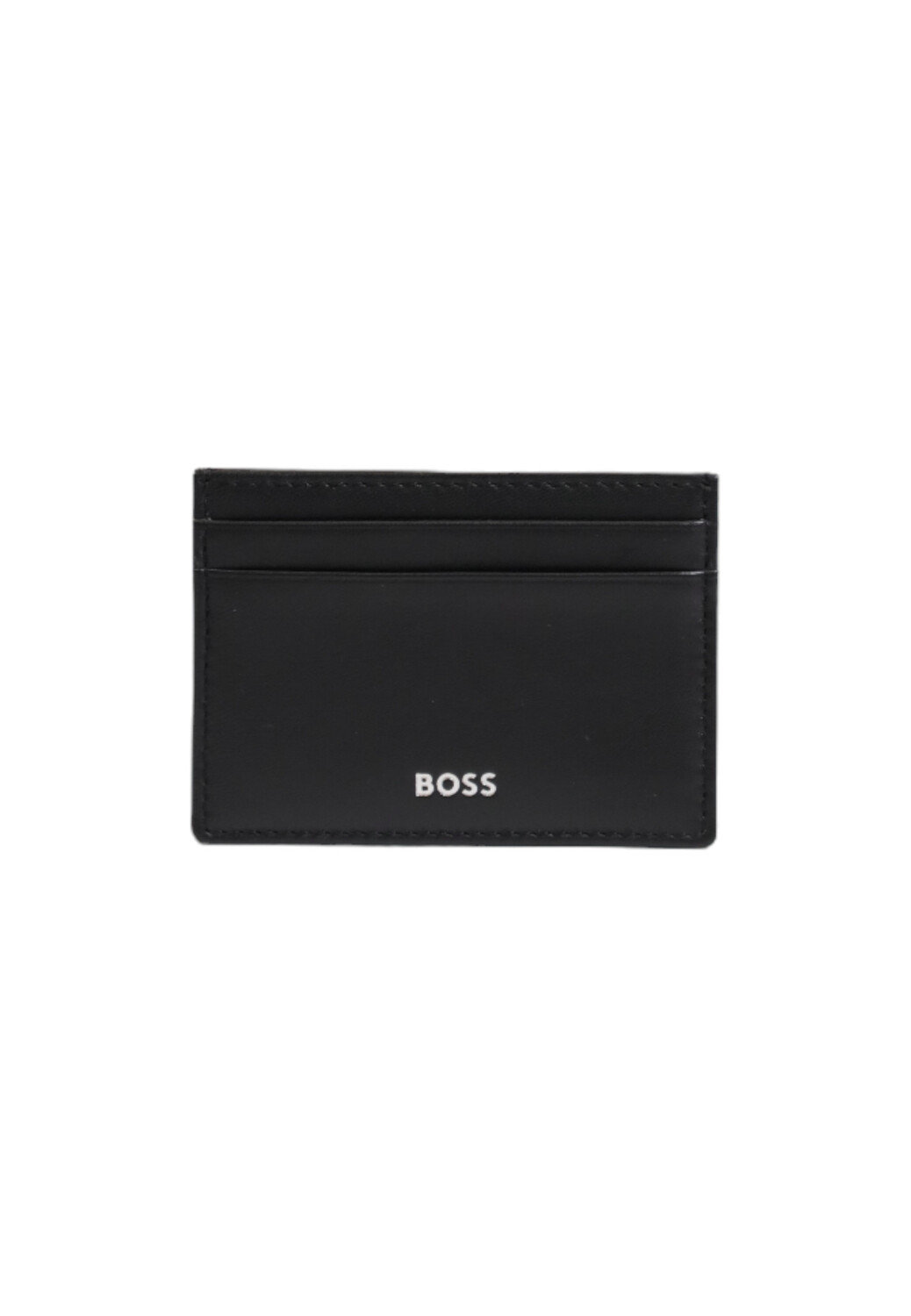 

Кошелек мужской BOSS картхолдер с логотипом бренда, черный