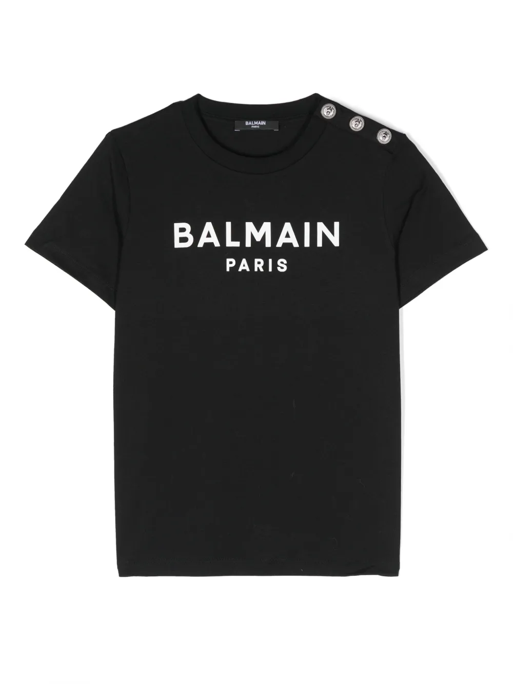 

Футболка с логотипом Balmain Kids, черный