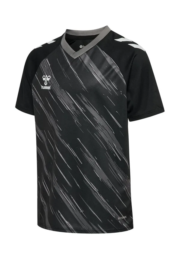 Спортивная футболка hmlmatch triumph с коротким рукавом Hummel, Black Steel Gray — фото 4