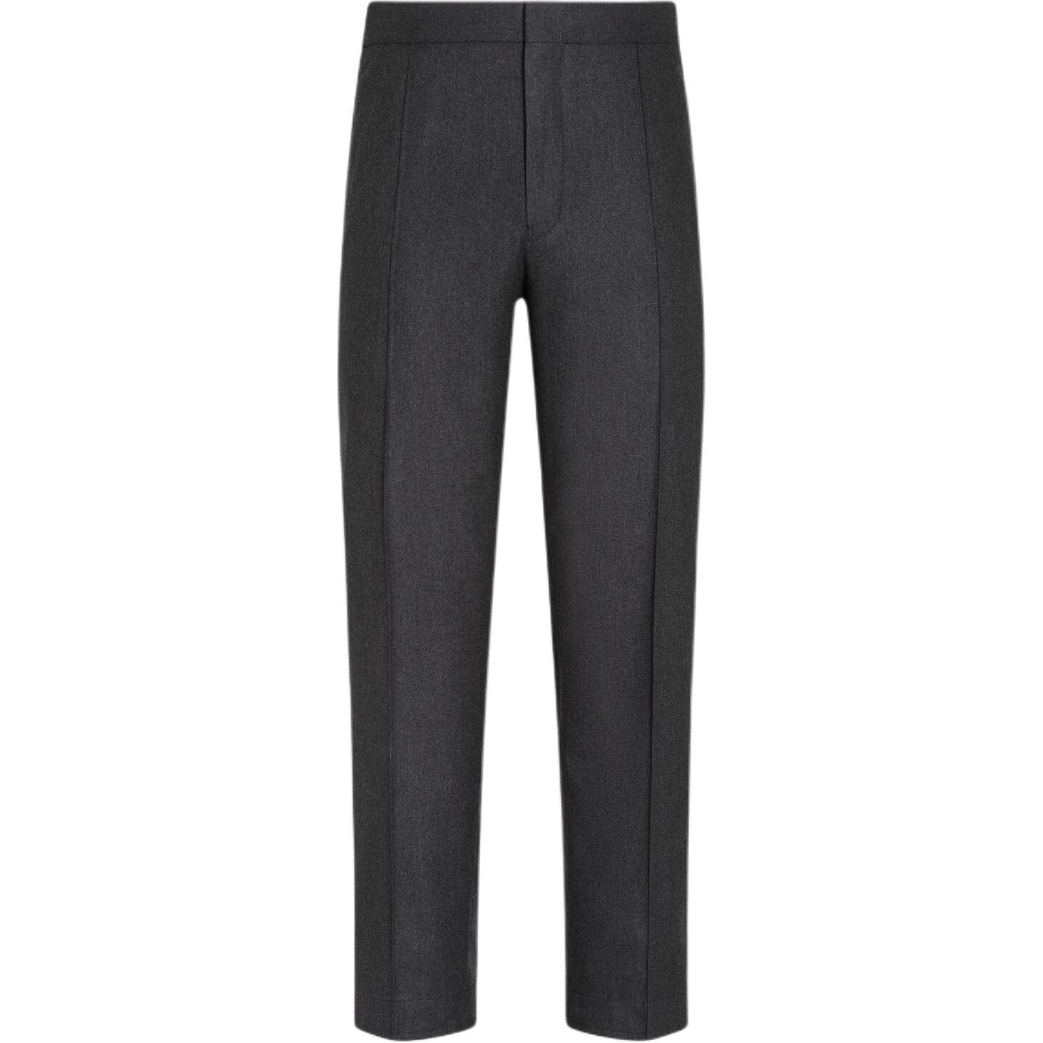 

Зауженные брюки из шерстяной смеси Ermenegildo Zegna, темный серый