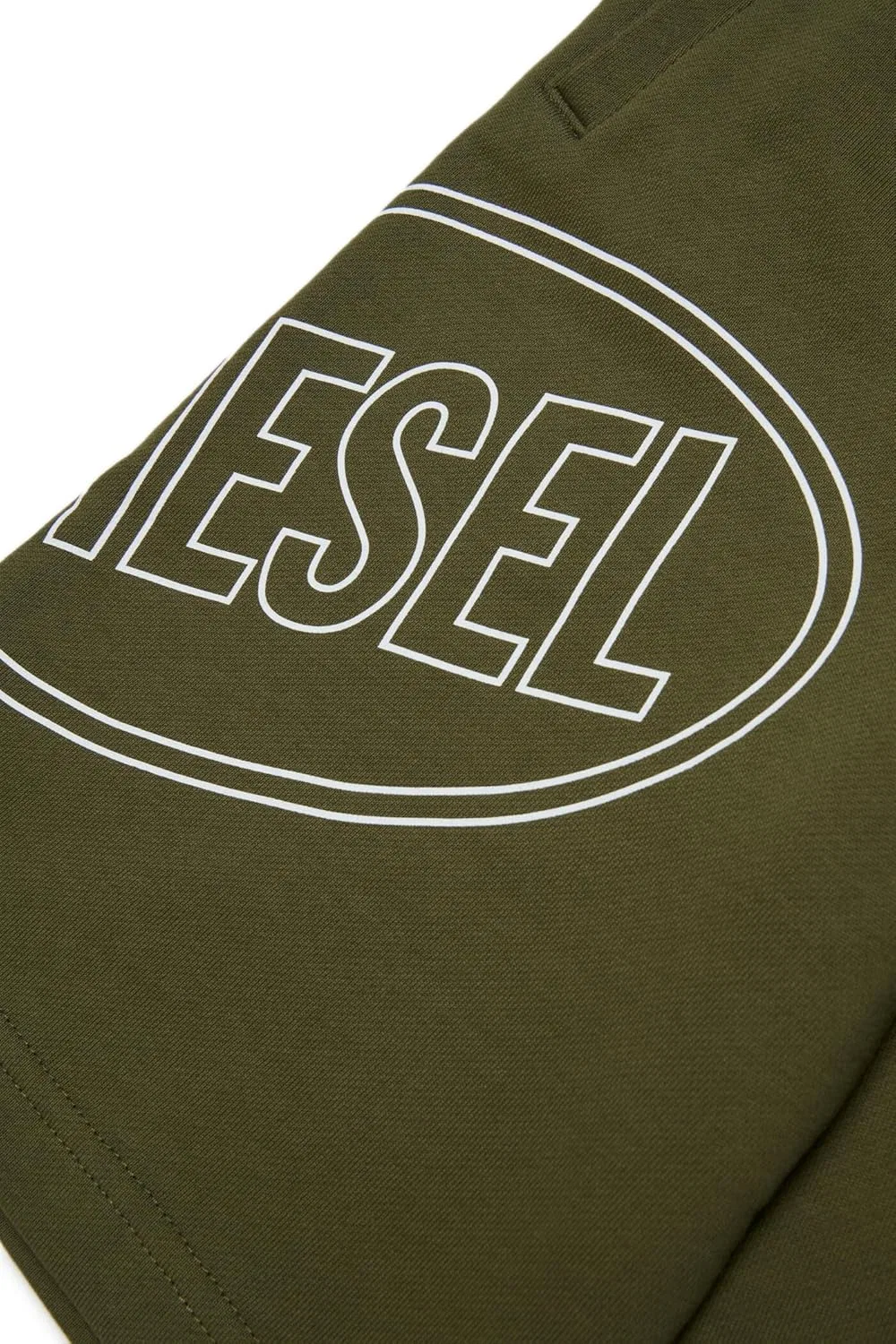 Шорты спортивные на молнии Diesel, Military Green — фото 4