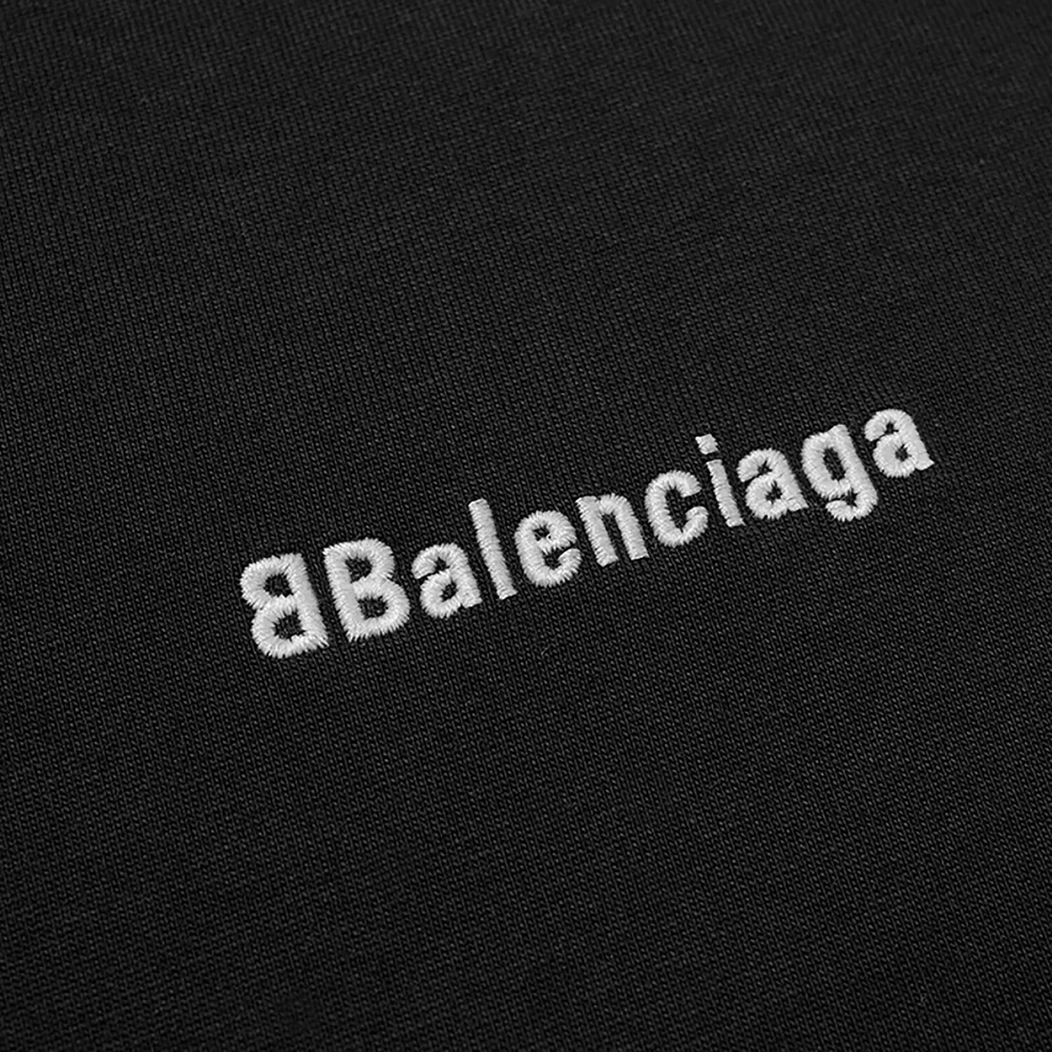 Футболка Balenciaga Corporate с логотипом, черный/белый — фото 2