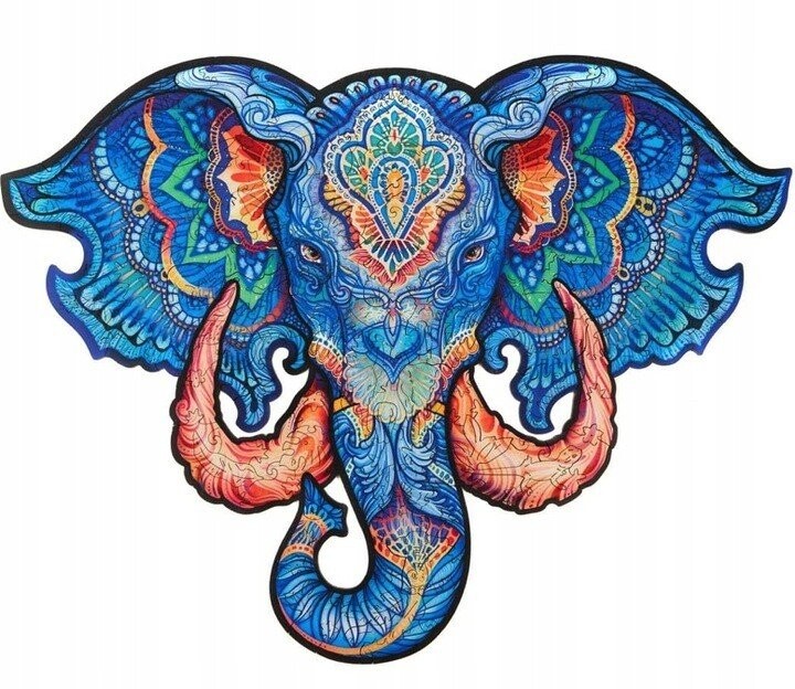 

Деревянный пазл для взрослых Красочный слон М Pan i Pani Gadżet