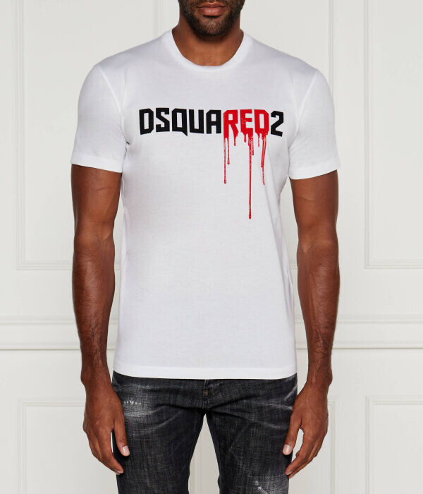 

Футболка Dsquared2 прямой посадки, белый