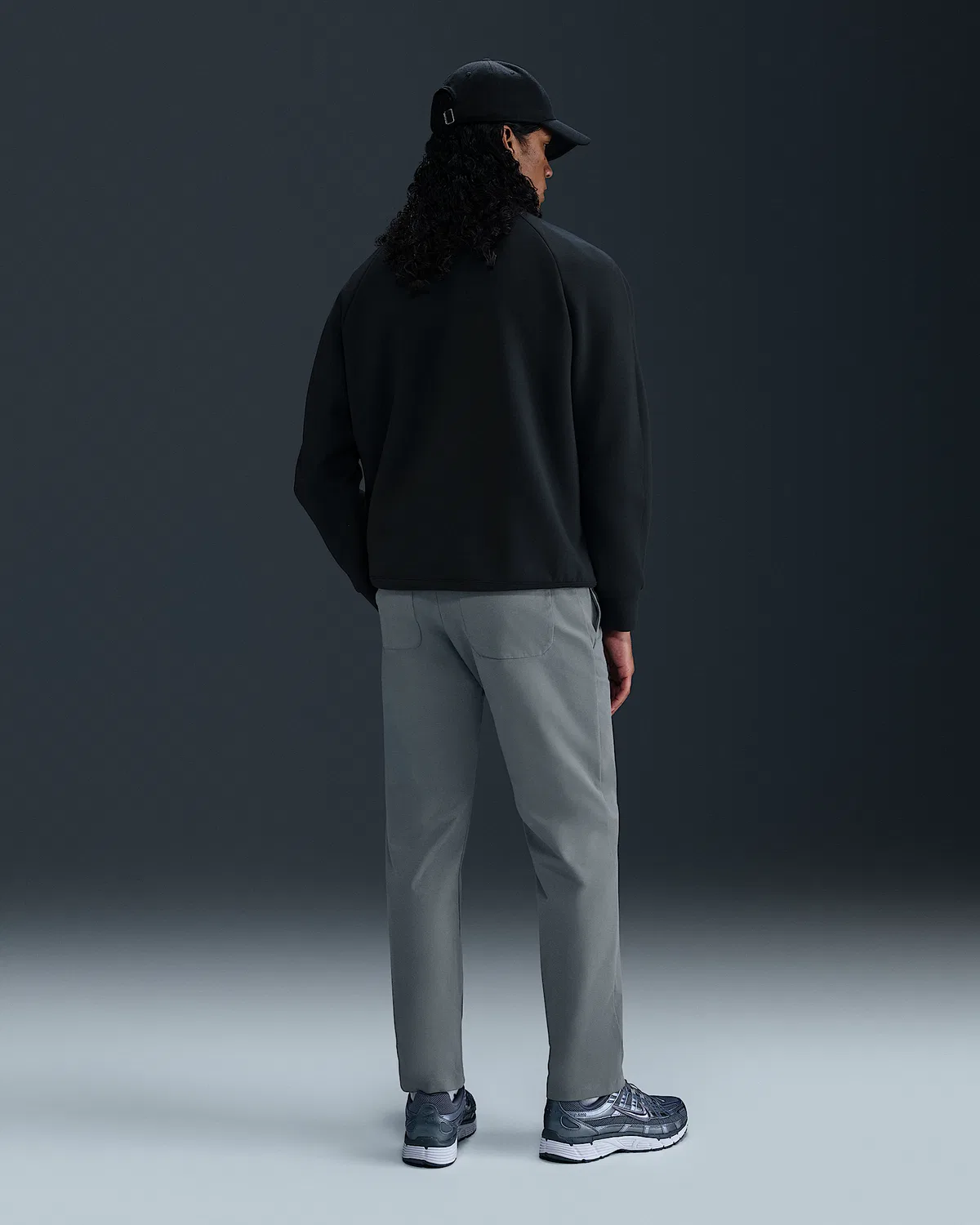 Мужские брюки Dri-FIT 5-Pocket Regular Nike 24.7 PerfectStretch, Smoke Grey/Black/Nano Grey — фото 4