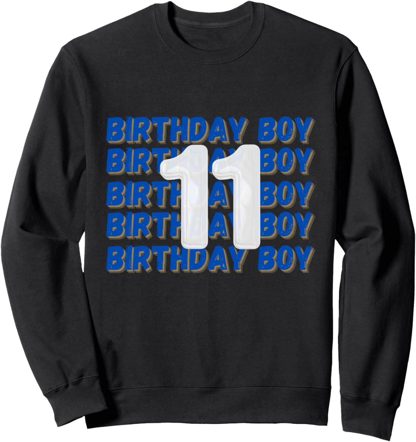 

Эта толстовка с надписью «Имениннику исполняется 11 лет» в бело-голубых тонах для вечеринки в честь 11-летия Family Look White And Blue Decorations Gifts