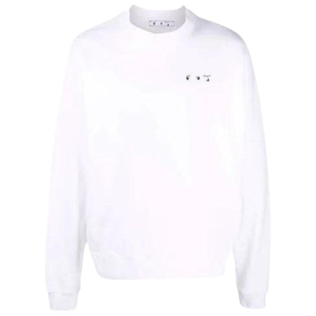 

Белый свитшот Big OW Skate Fit Off-White, белый