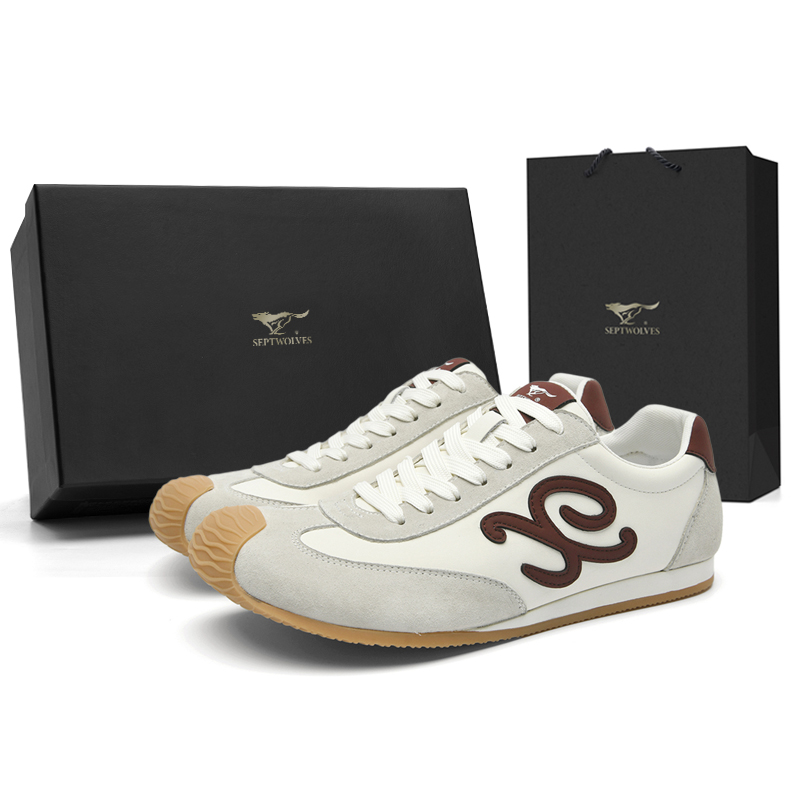 

Низкие повседневные туфли мужские SEPTWOLVES, Ecru (Standard Leather Shoe Size)