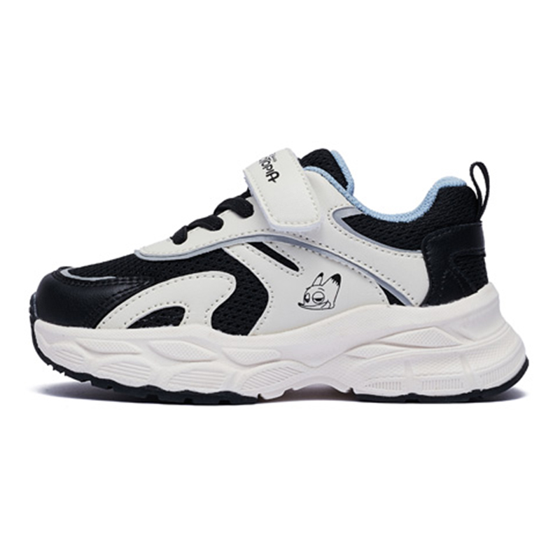 

Zootopia нескользящие противоударные амортизирующие износостойкие дышащие низкие детские беговые кроссовки для подростков Disney, бежевый/черный