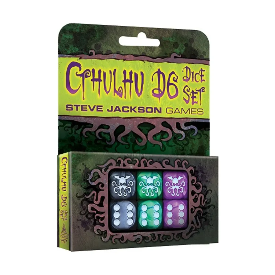 

Набор кубиков Ктулху d6 (6), Miscellaneous (Steve Jackson Games)