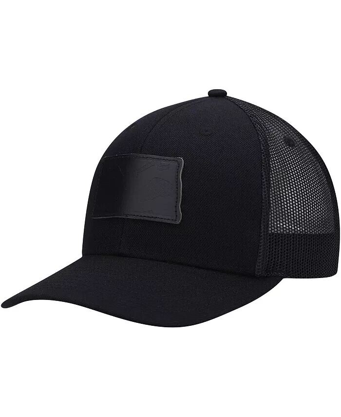 

Мужская бейсболка Trucker Snapback с нашивкой North Dakota Blackout State Local Crowns