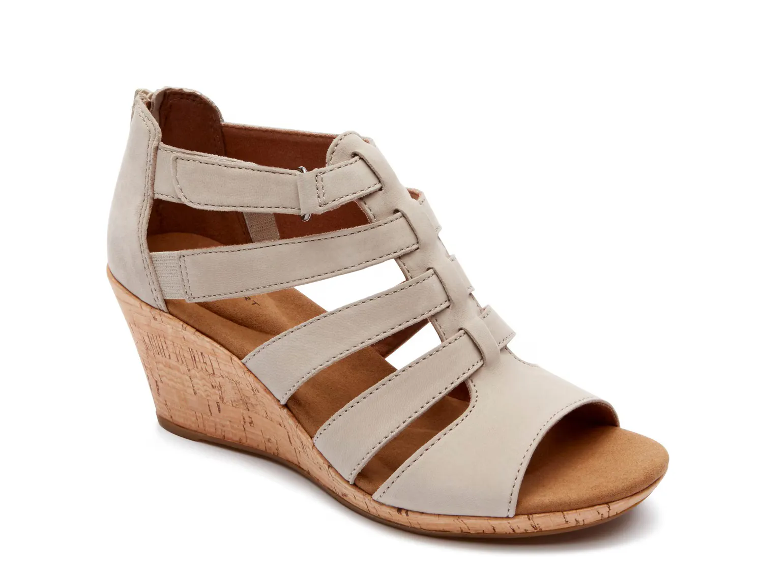 

Сандалии Briah Gladiator Wedge Sandal Rockport, серо-коричневый