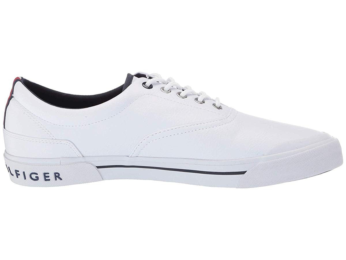 Мужские кроссовки Tommy Hilfiger Pallet 6, белые кожаные, низкие, GAL617 Tommy Hilfiger, белый — фото 2