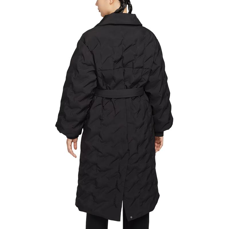 Куртка утепленная oversize Therma FIT женская Nike, черно-белый — фото 3