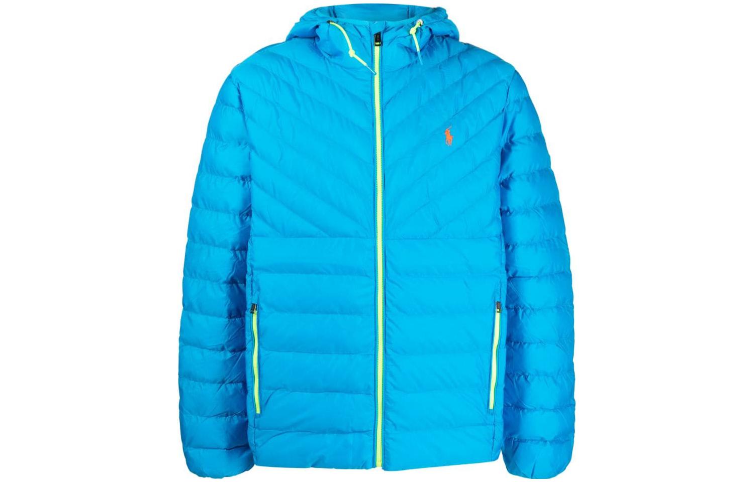 Polo Ralph Lauren Утепленная куртка на молнии, Sky Blue — фото 3