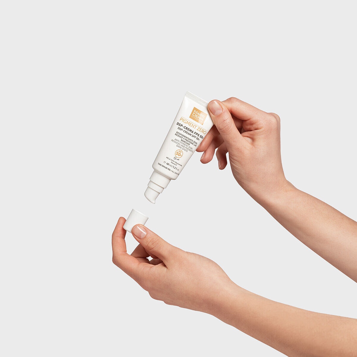 Крем для лица MartiDerm — Депигментирующий против обесцвечивания spf50 Pigment Zero Dsp-Cream Spf50+, 40 мл — фото 2