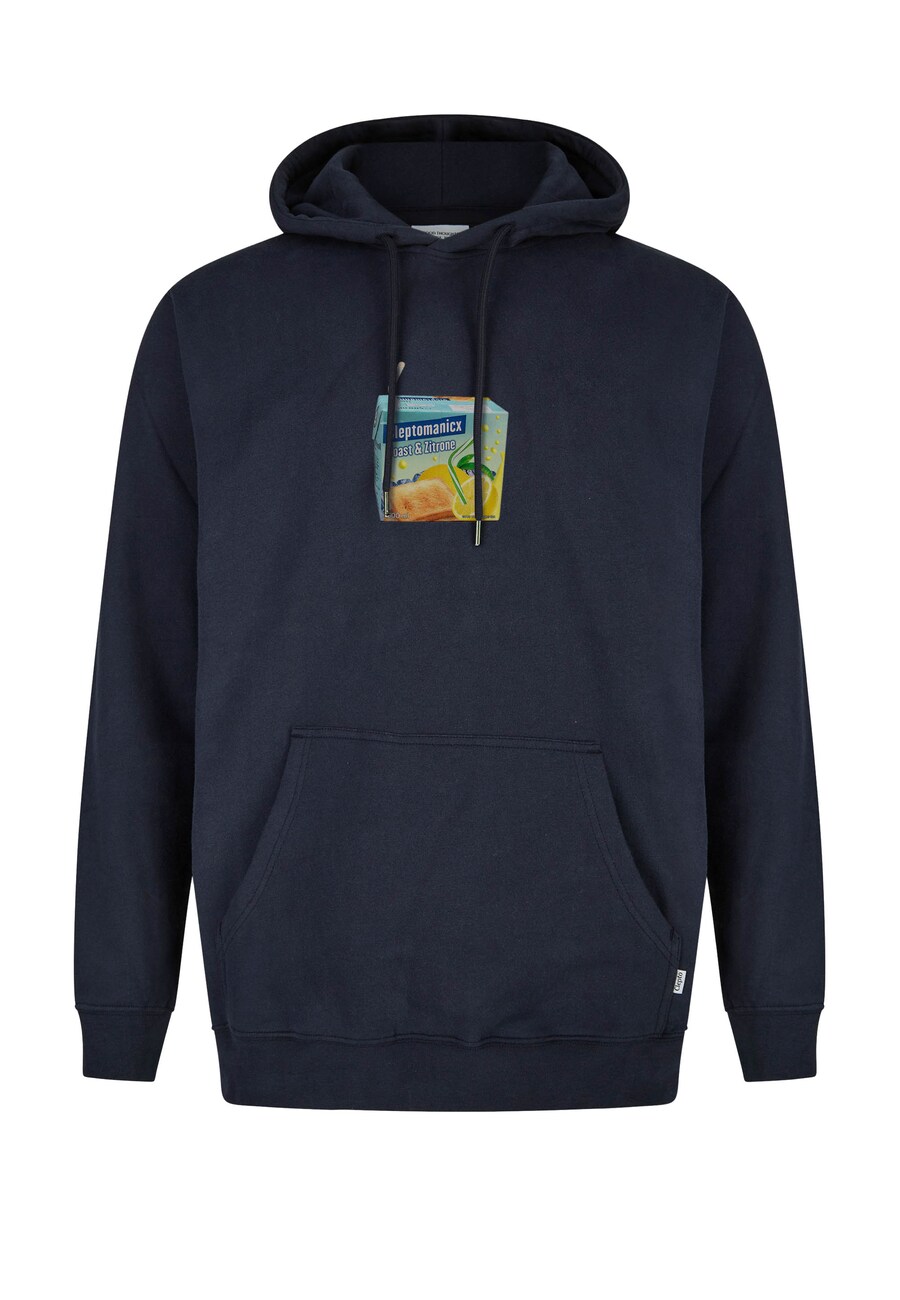 

Толстовка Cleptomanicx Durst, цвет Light blue/Dark blue