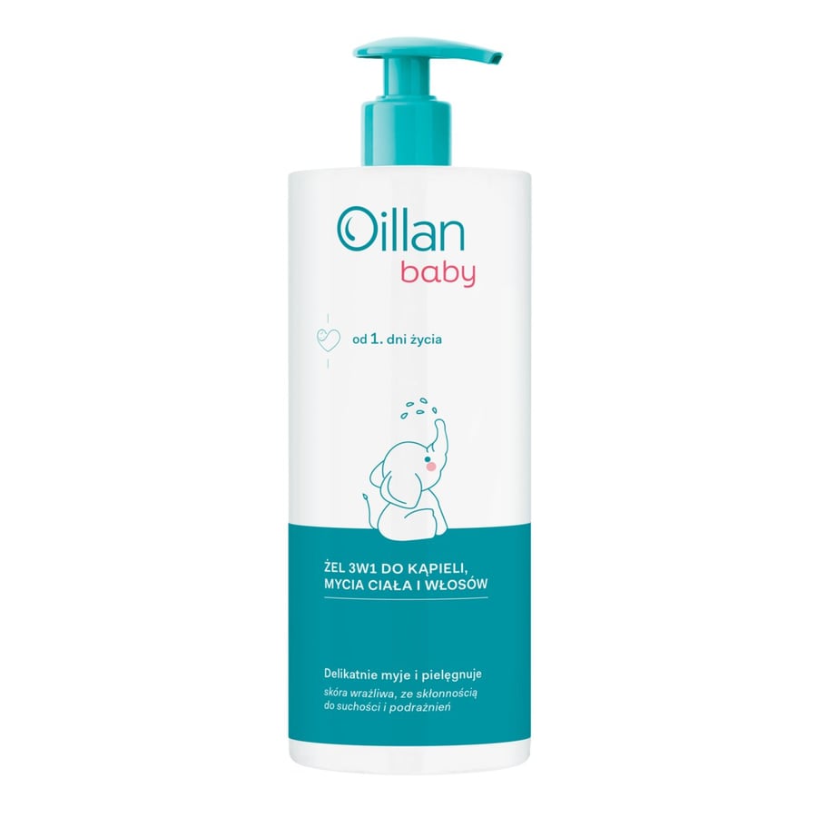 

Oillan Baby 3в1 Гель для ванны, мытья тела и волос 750 мл