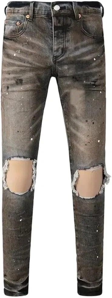Джинсы с потертостями Men's, 9031