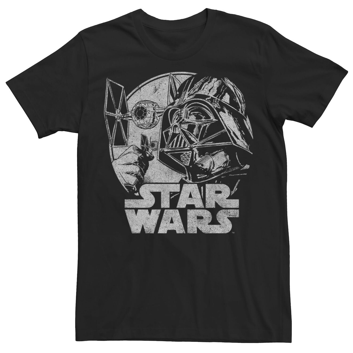 

Мужская футболка с рисунком корабля Vader Star Wars