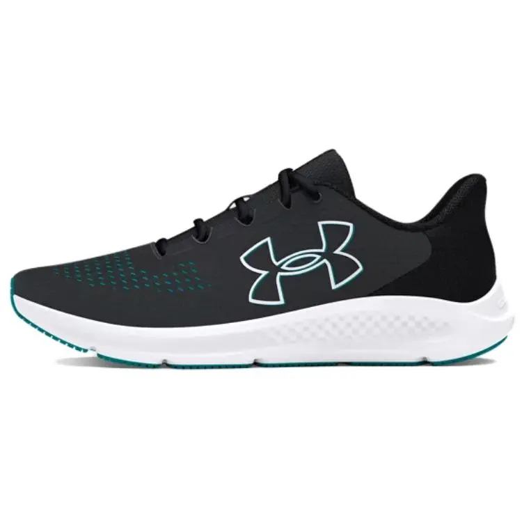 

Кроссовки Charged Pursuit 3 для бега мужские с низким верхом черного/белого цвета Under Armour
