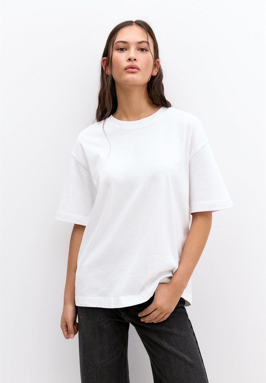 

Базовая футболка PULL&BEAR, белый