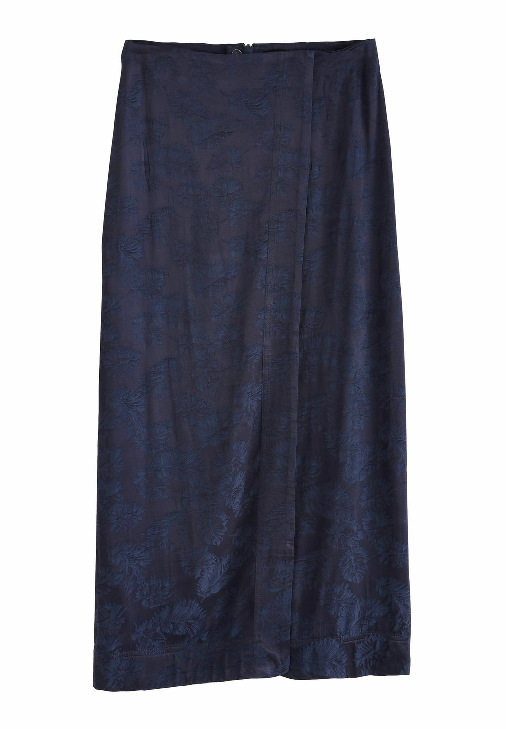 Юбка с запахом REGULAR FIT - JACQUARD MIDI SARONG - A-line skirt Next, синий — фото 4