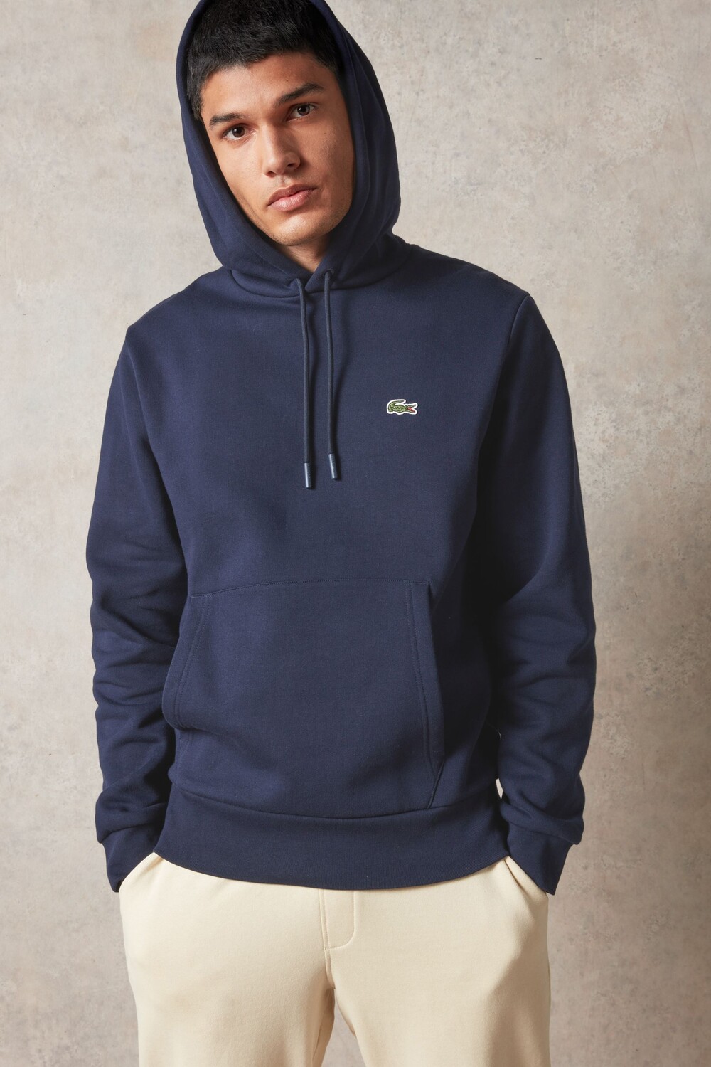 

Толстовка с капюшоном Lacoste, синий