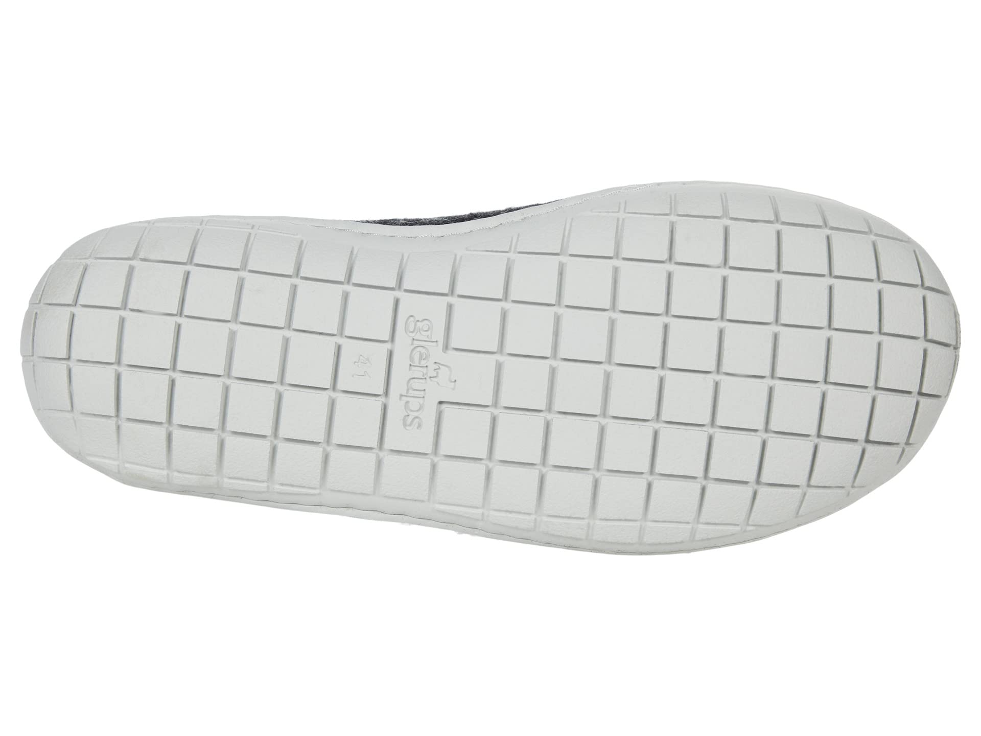 Тапочки Glerups Wool Shoe Rubber Outsole, Charcoal/Grey Rubber — фото 3