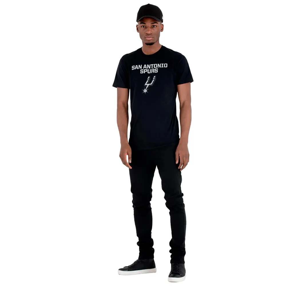 

Футболка с коротким рукавом New Era NBA Regular San Antonio Spurs, черный
