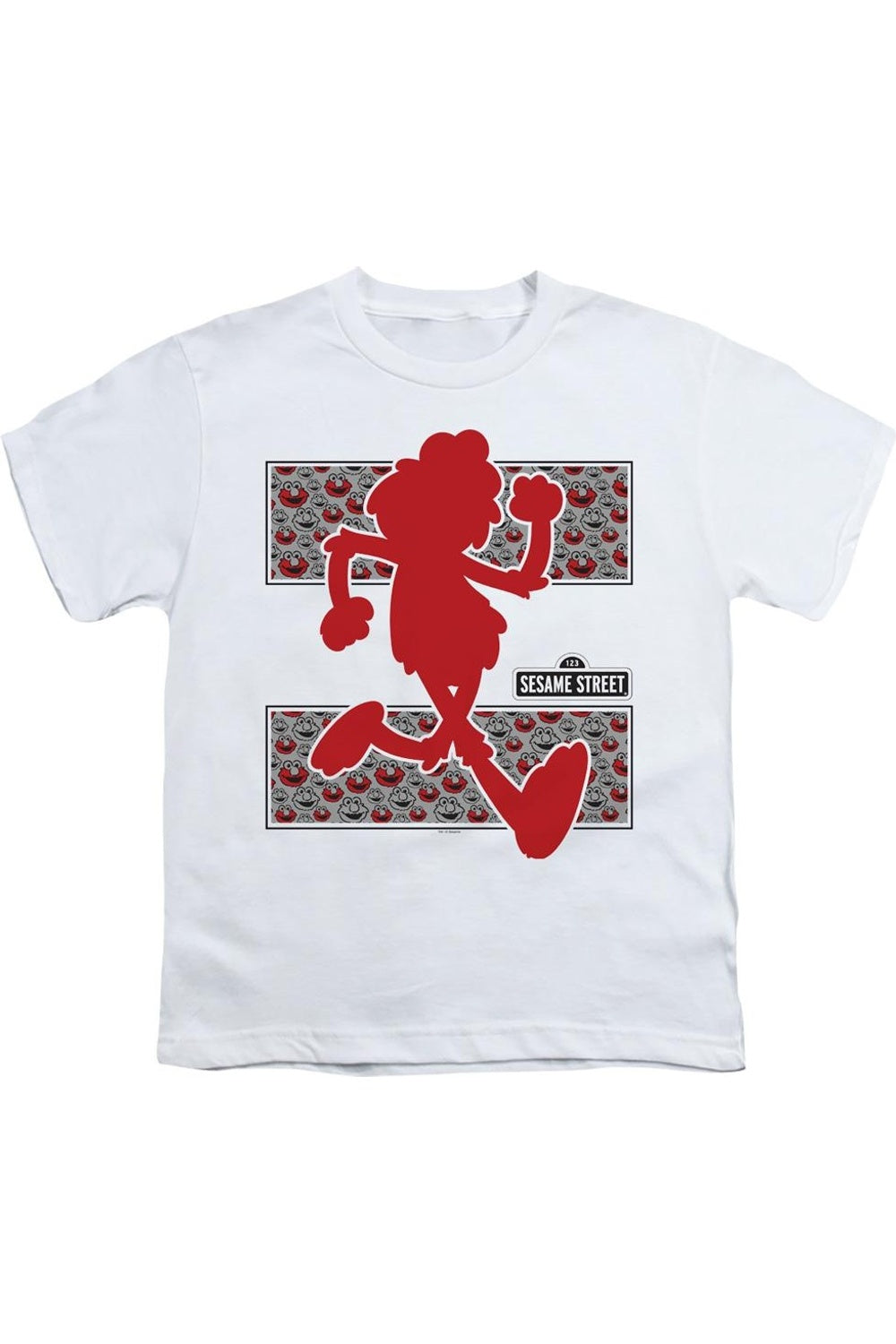 

Футболка с коротким рукавом для детей "Sesame Street" с Элмо Gildan, белый