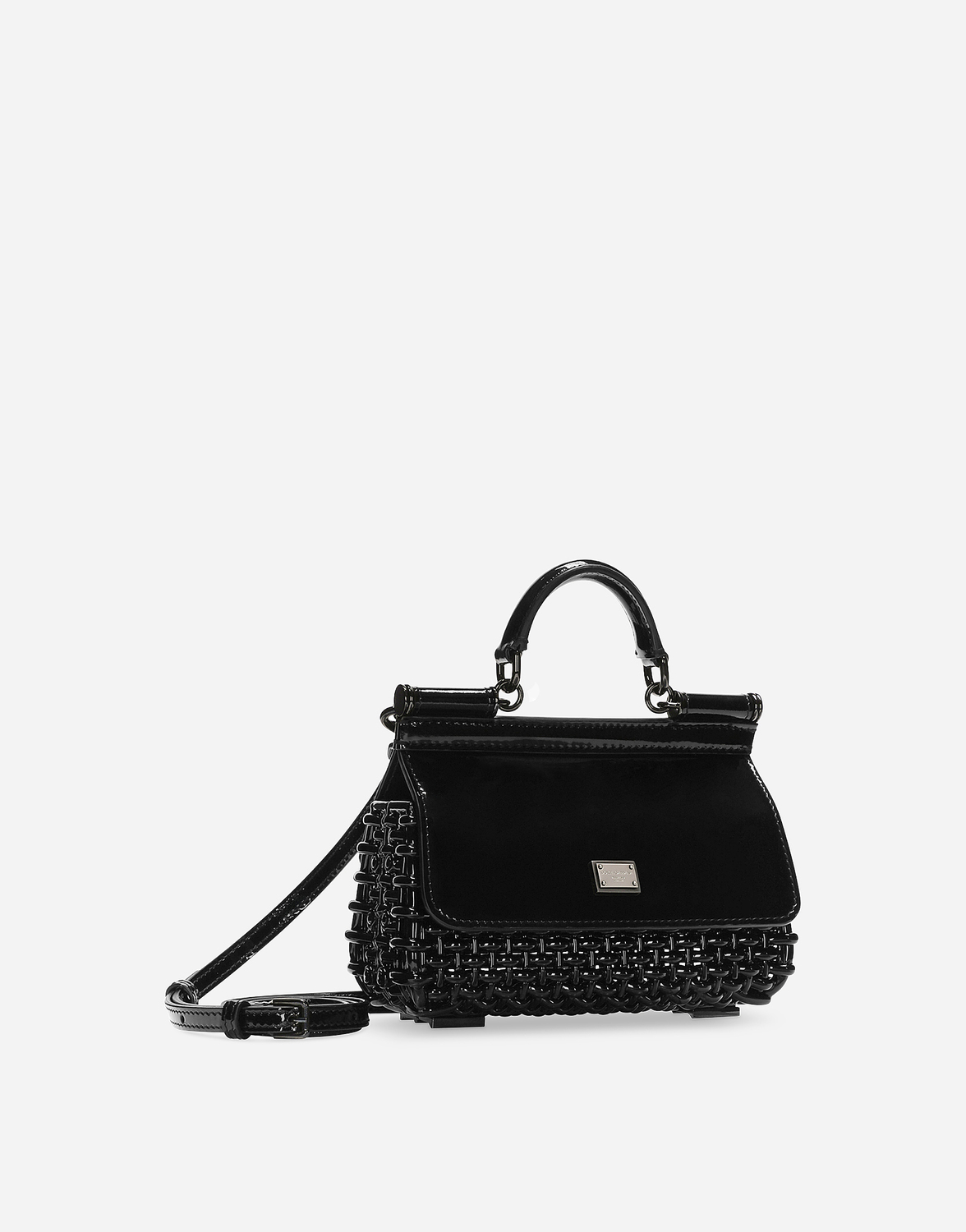Сумка sicily box Dolce & Gabbana, черный — фото 3