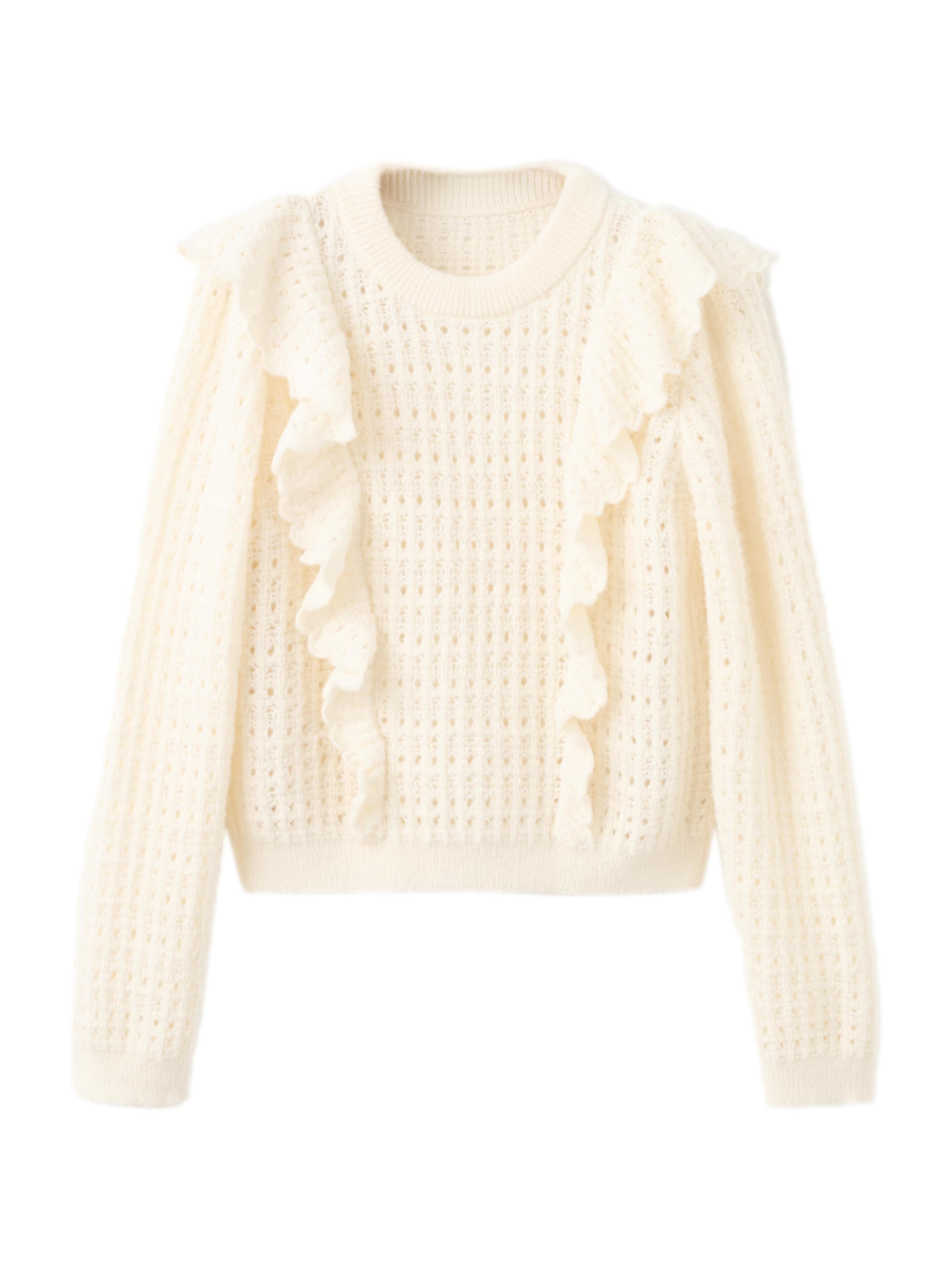 

MANGO Свитер 'TEJADO' в светло-бежевом цвете