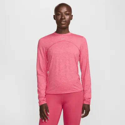 

Футболка Nike Dri-FIT Swift Element UV, цвет Aster Pink/Hot Punch/Heather