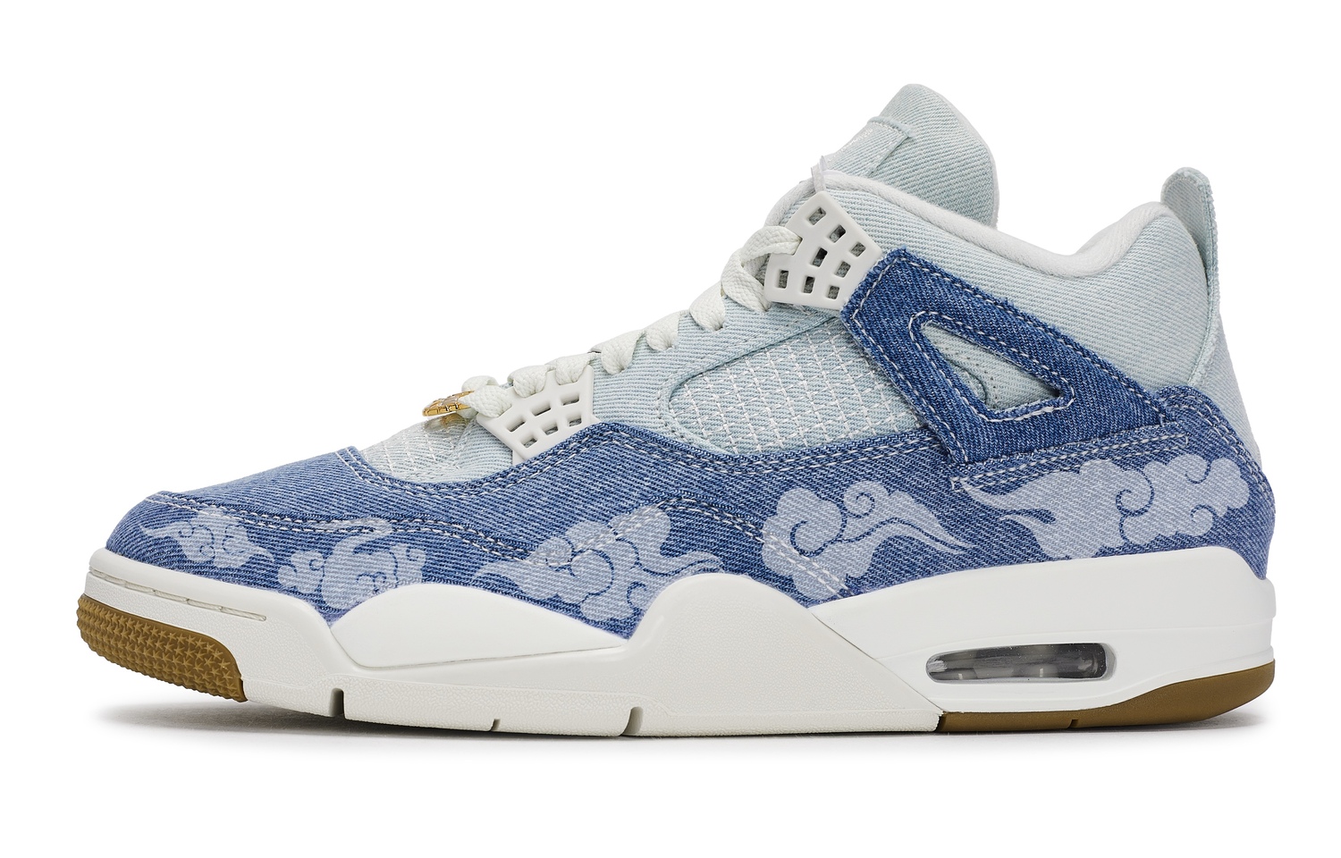 

Air 4 811, Misty Song Light, кроссовки баскетбольные Mid top Vintage, Unisex Jordan, белый/синий