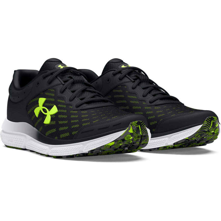 Кроссовки Under Armour Ua Charged Assert 10, чёрные, мужские — фото 3