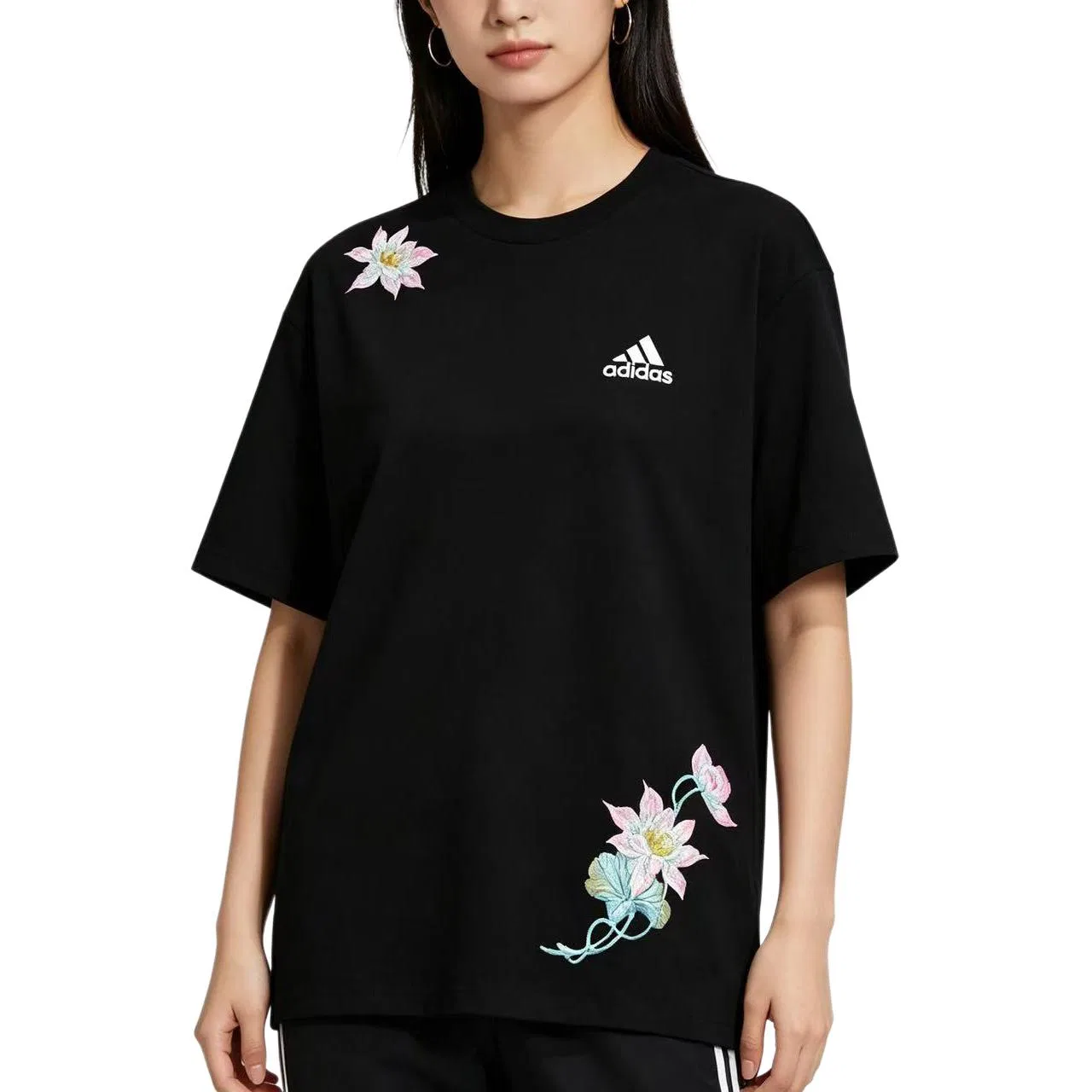 Футболка Adidas Must Haves Unisex Black Crew Neck — фото 3