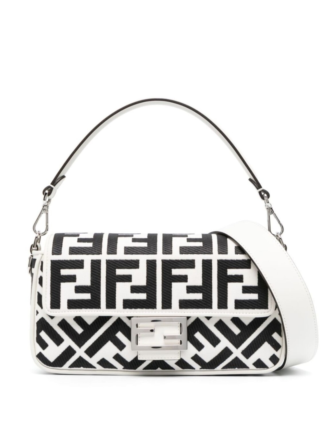 

Сумка через плечо FENDI Baguette, белый