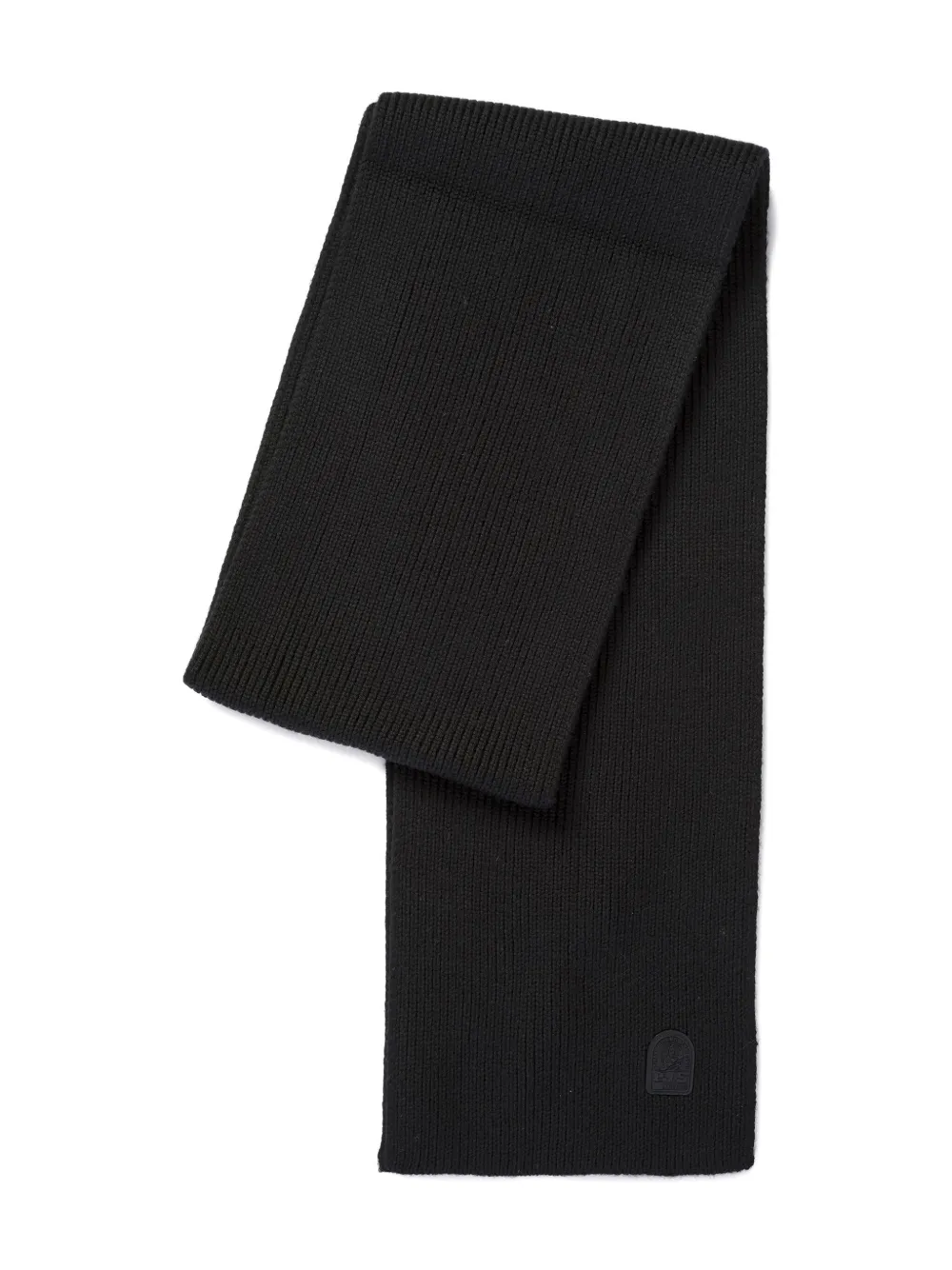 

Шерстяной шарф с нашивкой-логотипом Parajumpers, черный