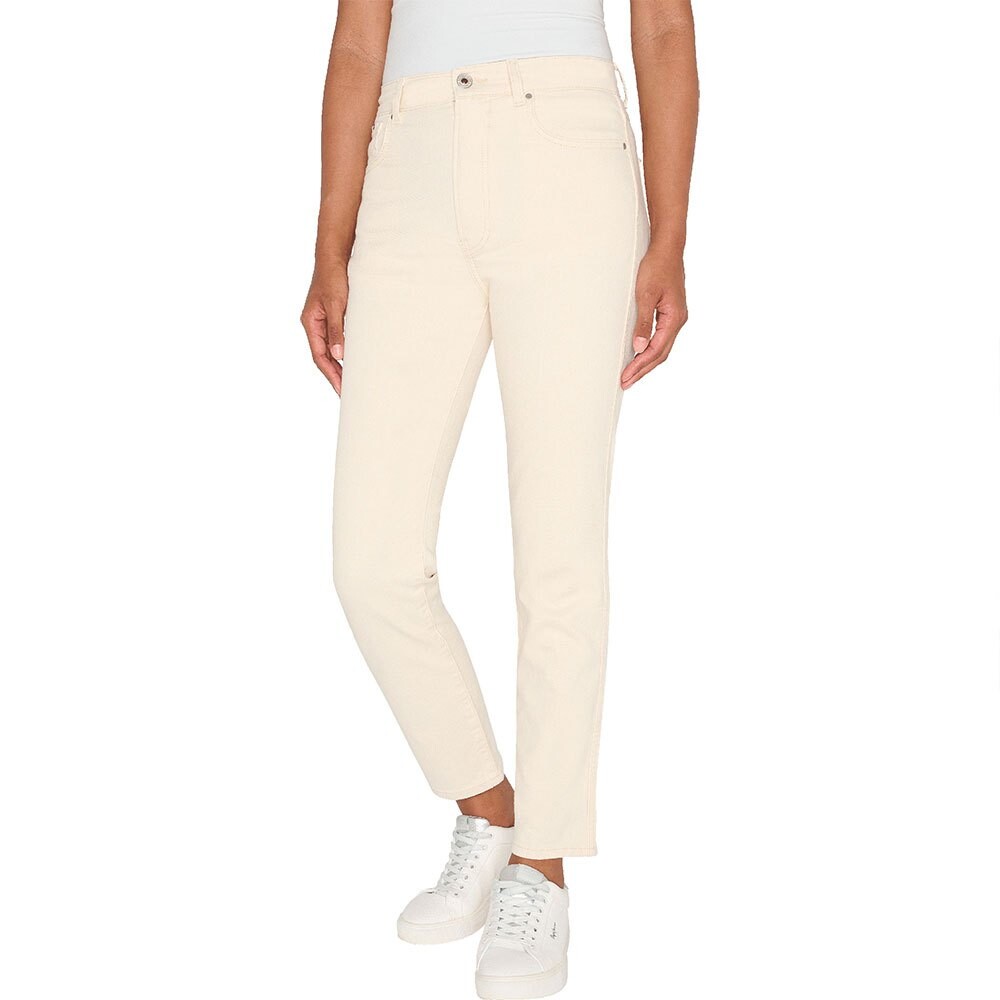 

Джинсы Pepe Slim 7/8 Fit high waist, бежевый