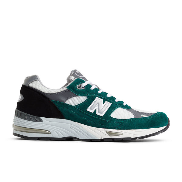 Кроссовки сделаны в Великобритании New Balance, зеленый — фото 2