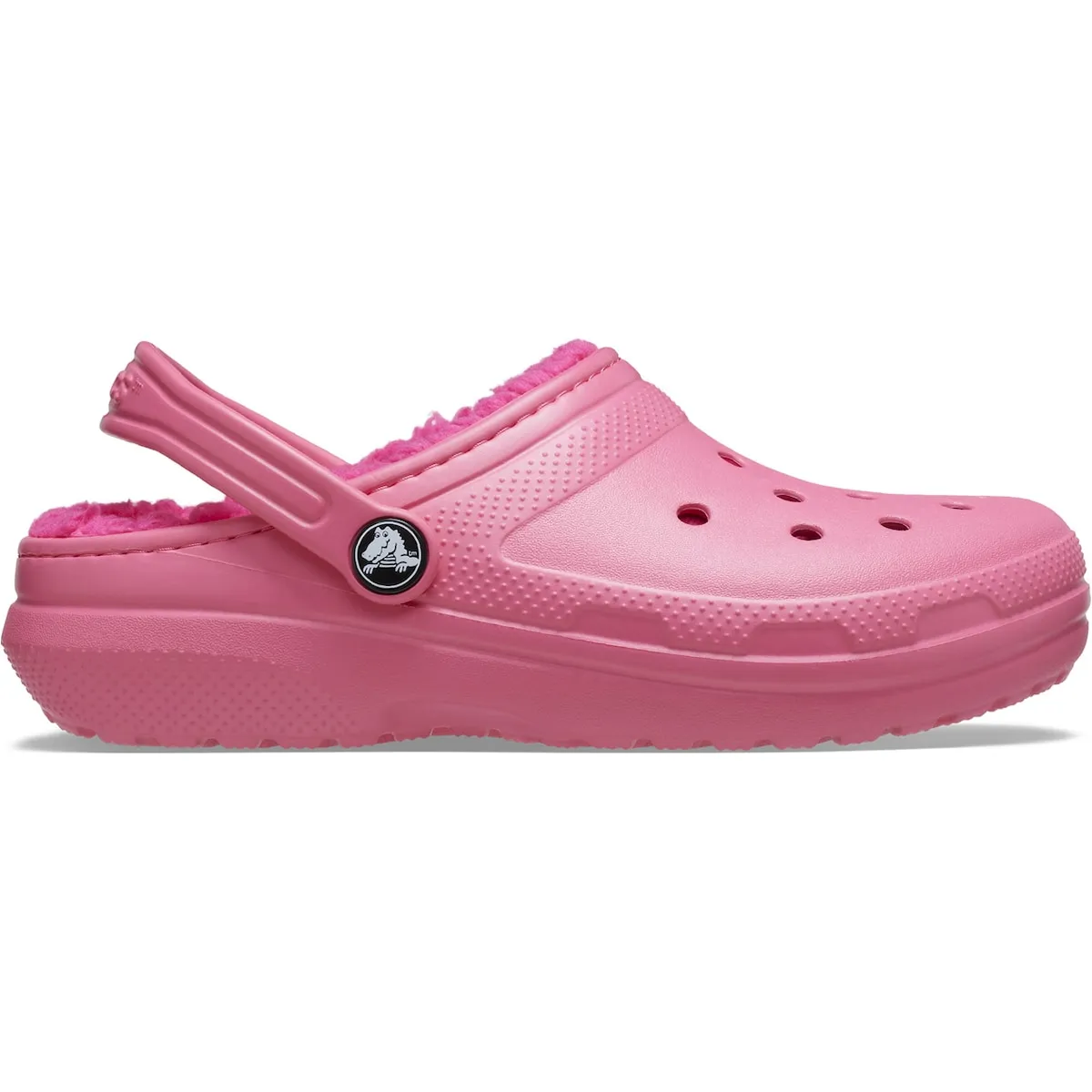 

Классические утепленные кроксы для детей Crocs, розовый