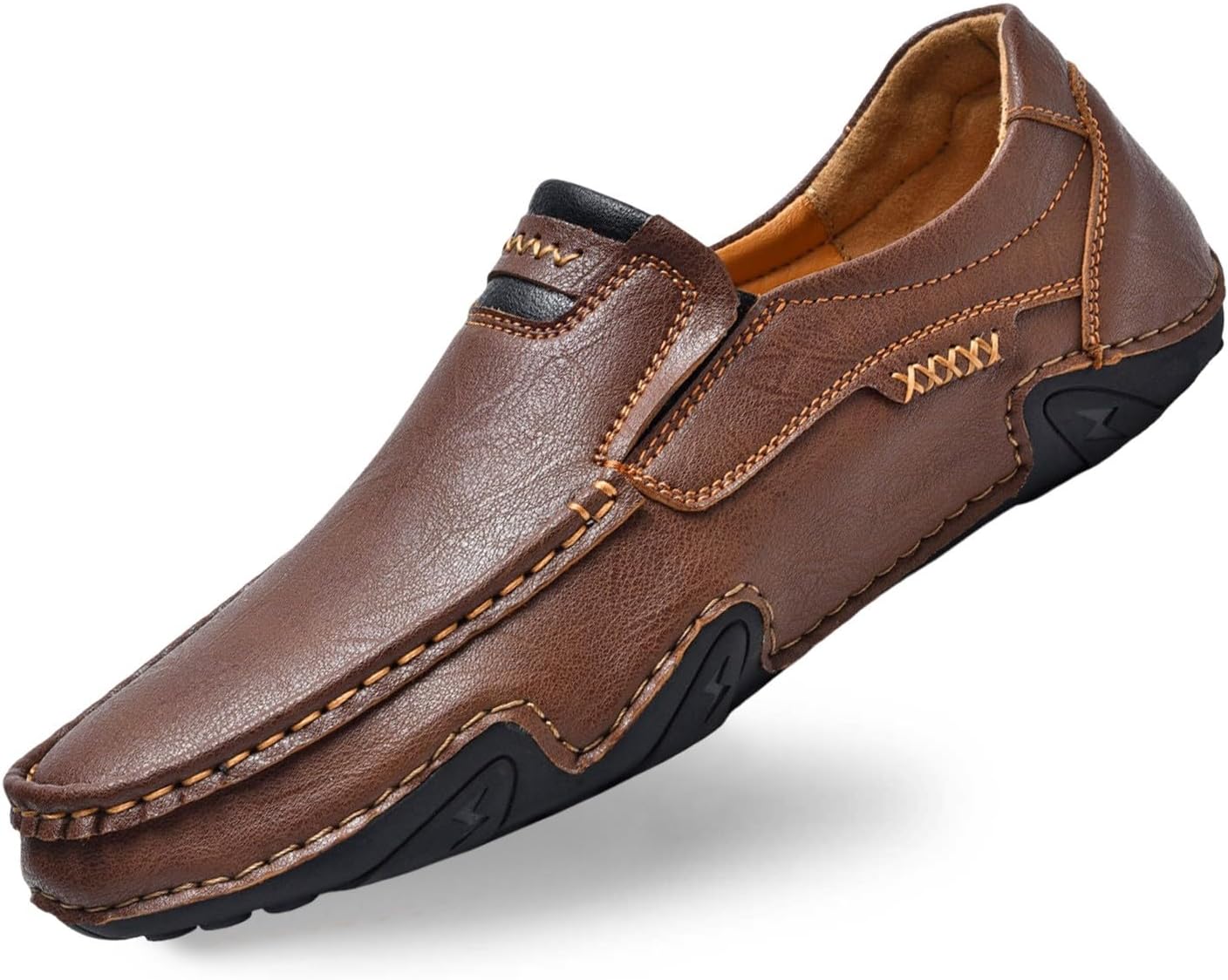 

Мужские кожаные лоферы, повседневная обувь, удобная легкая пешеходная одежда, мокасини для повседневной ношения Generic