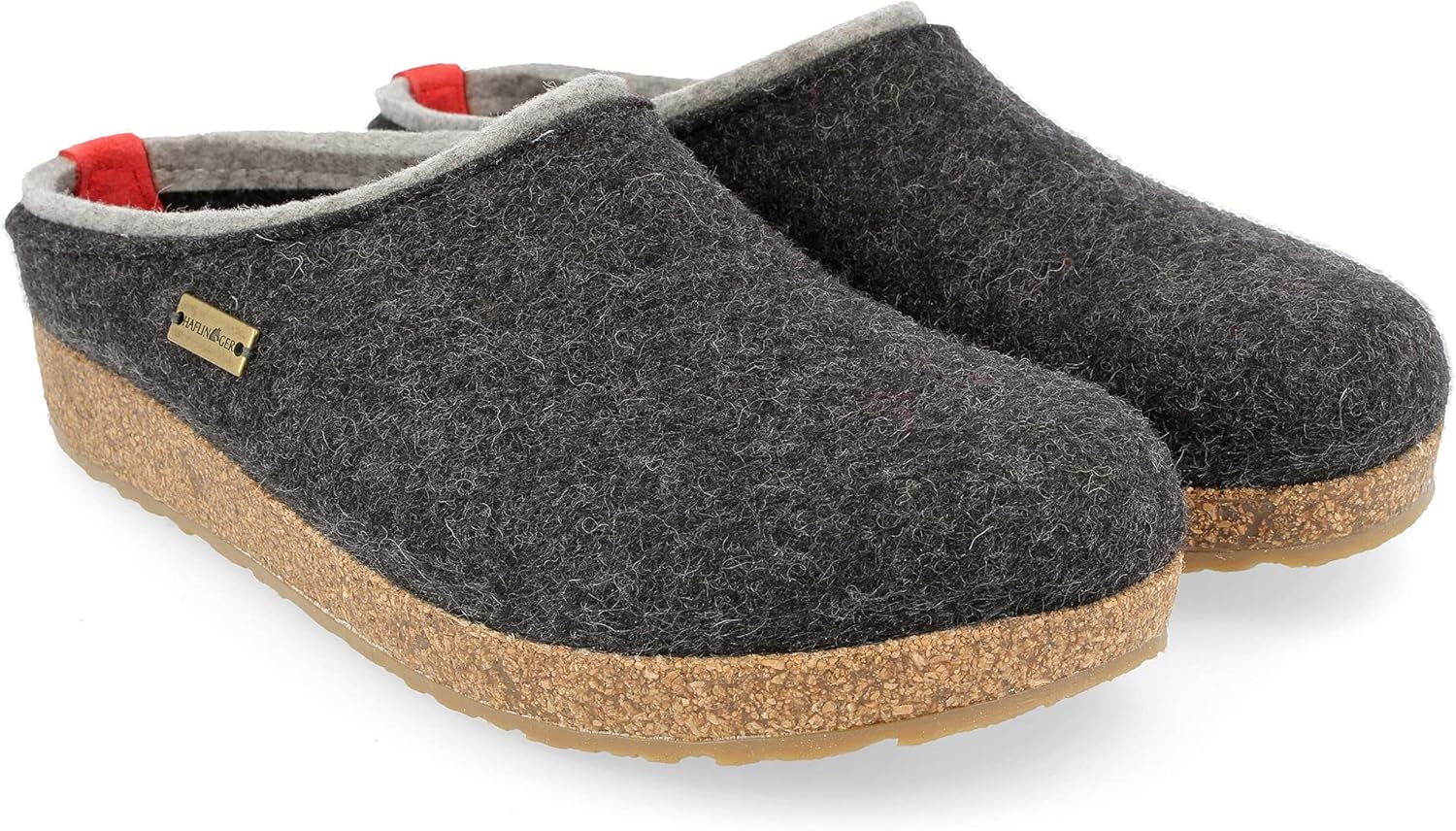 Тапочки HAFLINGER Kris Felt из шерсти унисекс, Charcoal — фото 3