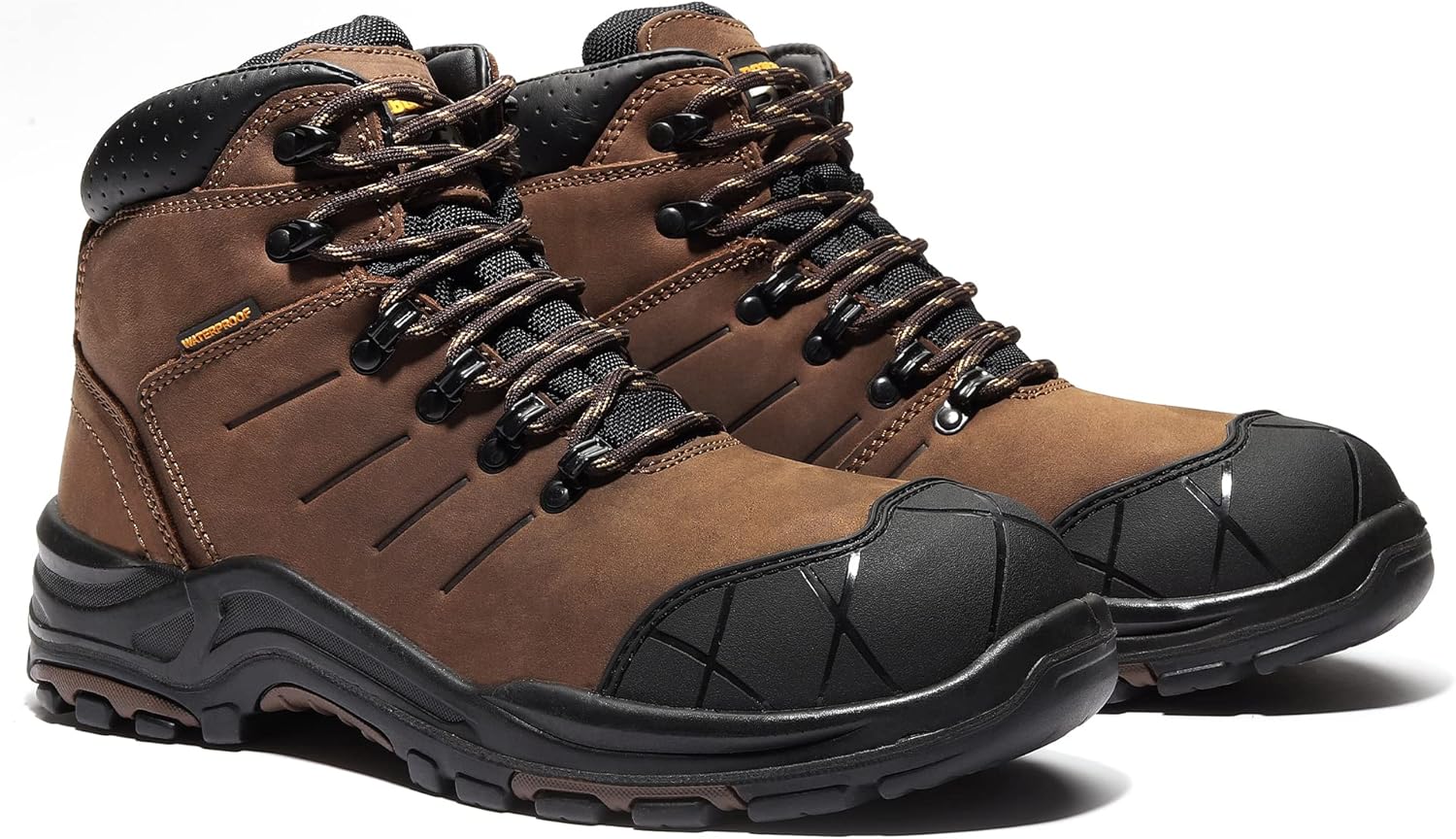 Мужские водонепроницаемые ботинки Bonanza Boots RANGER PRO 6 с композитным носком, коричневый — фото 2