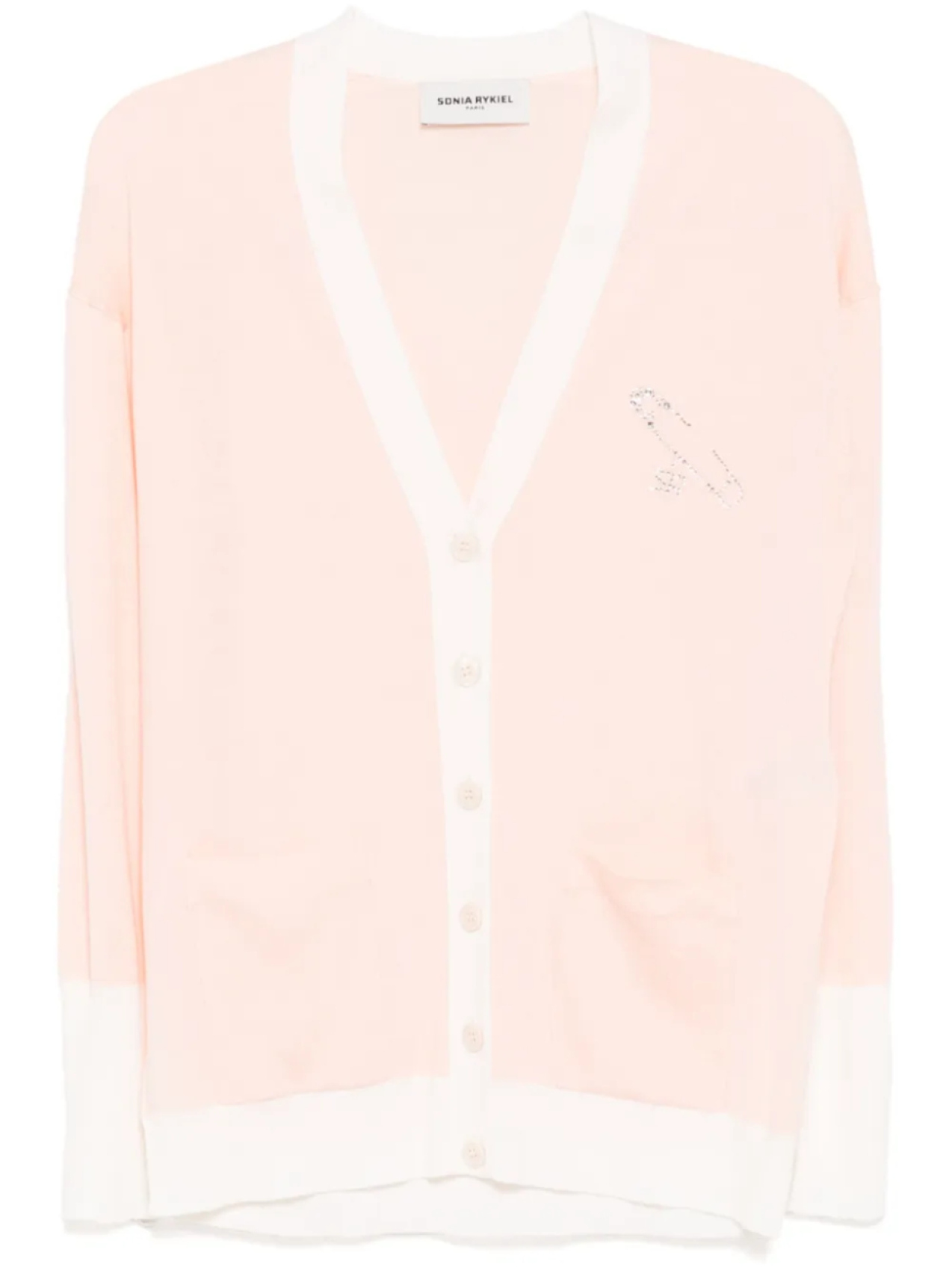 

Sonia Rykiel кардиган с длинными рукавами, розовый