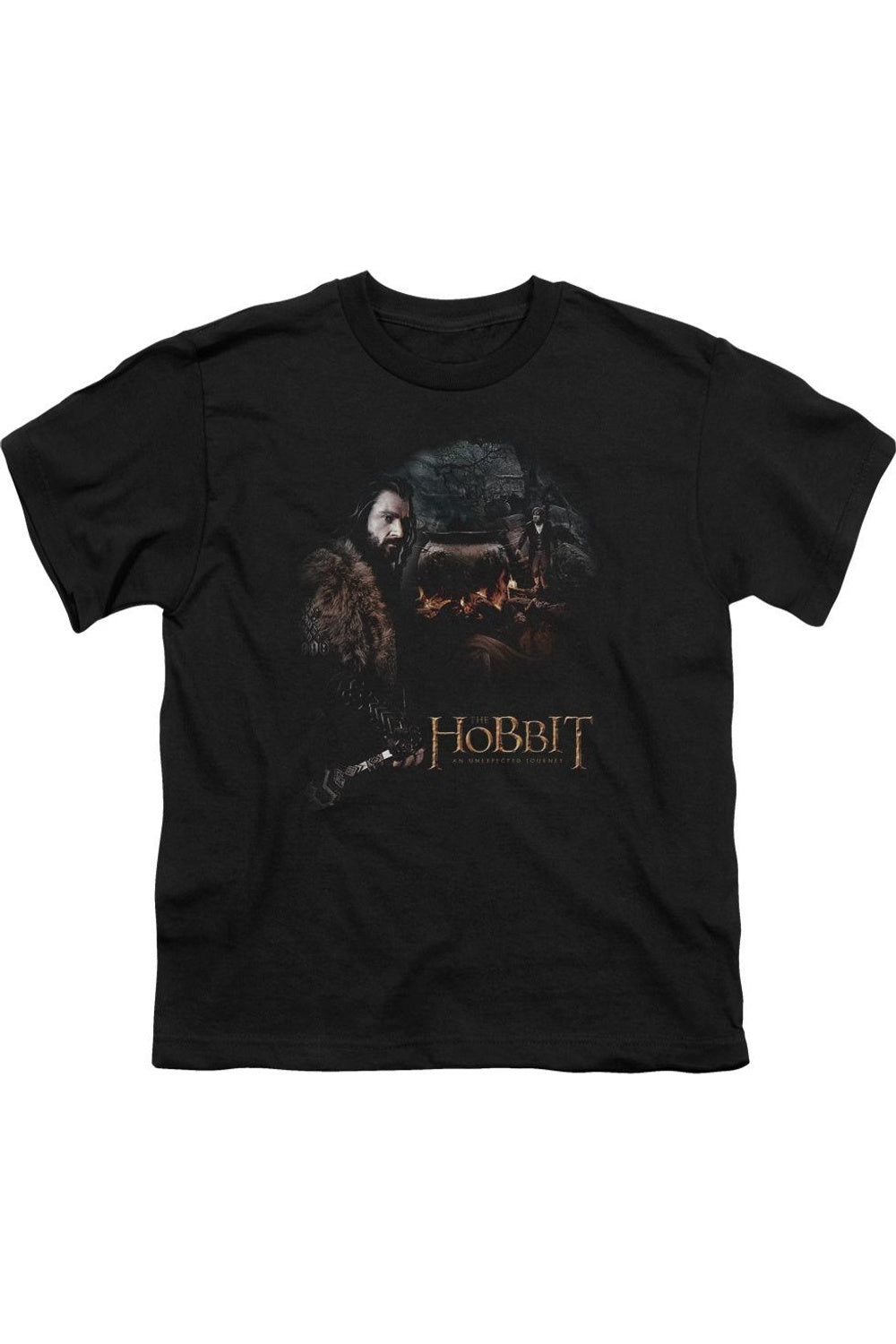 

Футболка с коротким рукавом The Hobbit Cauldron для детей Gildan, черный